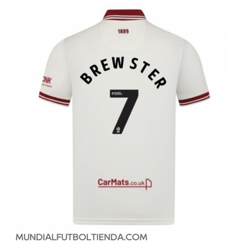 Camiseta Sheffield United Rhian Brewster #7 Tercera Equipación Replica 2024-25 mangas cortas